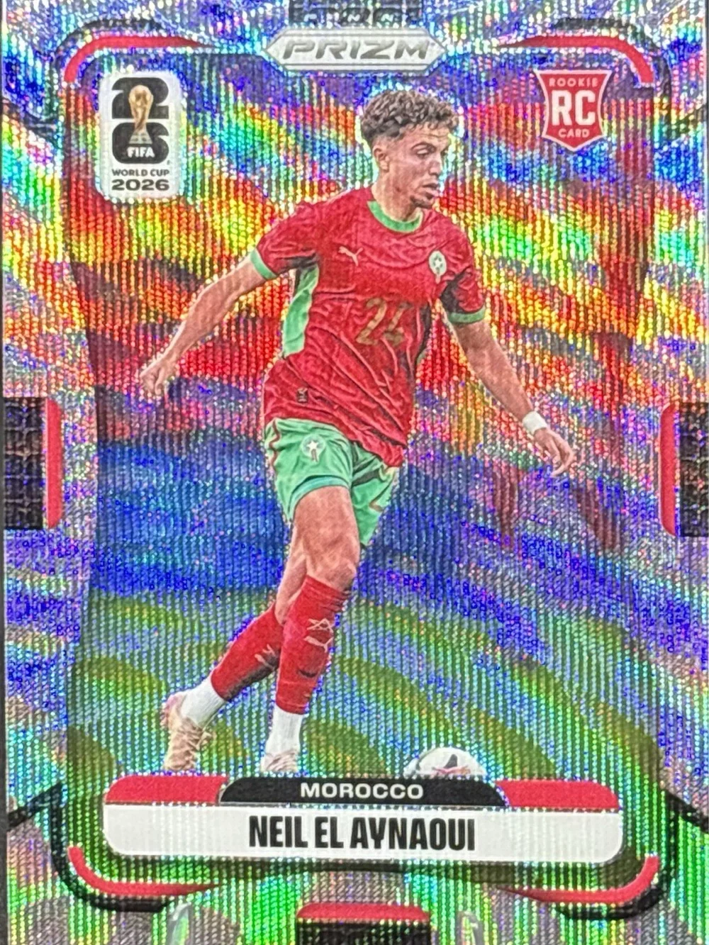 Panini Prizm Morocco Neil El Aynaoui Rookie Card - Silver Prizm